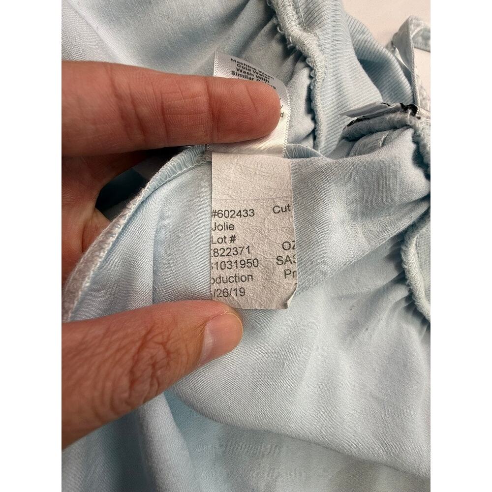 PJ Harlow Jolie Satin Lounge Pants Bundle 2 Pair Small Blue Pajama Sleepwear - Picture 16 of 16